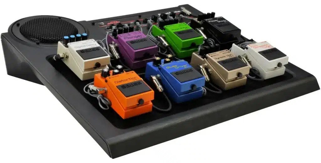 Footnote Amplified Pedalboard working
