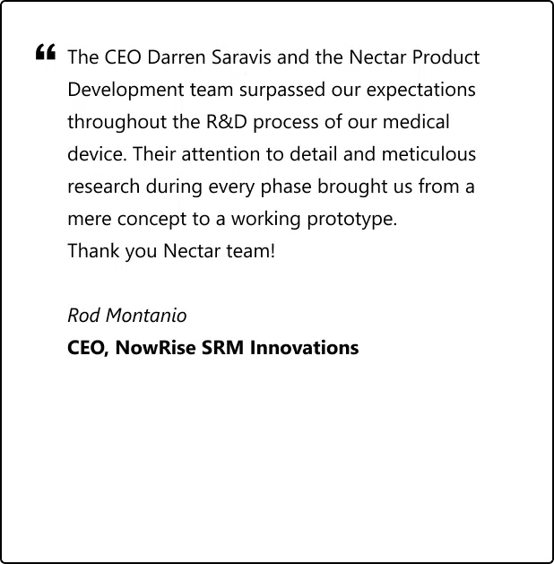 Nectar Product Development Testimonial